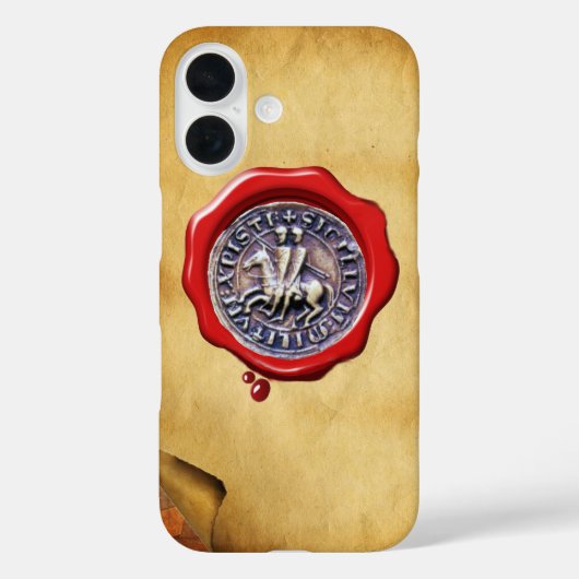 VERZEGELING VAN HET HULPLOSSEN VAN KNIGHTS TEMPLAR Case-Mate iPhone CASE (Achterkant)