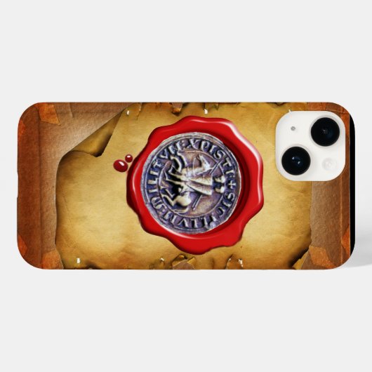 VERZEGELING VAN HET HULPLOSSEN VAN KNIGHTS TEMPLAR Case-Mate iPhone CASE (Achterkant (horizontaal))
