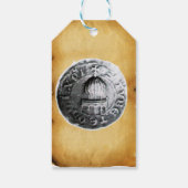 VERZEGELING VAN HET PLAATS VAN DE KNIGHTS TEMPLAR CADEAULABEL (Achterkant)