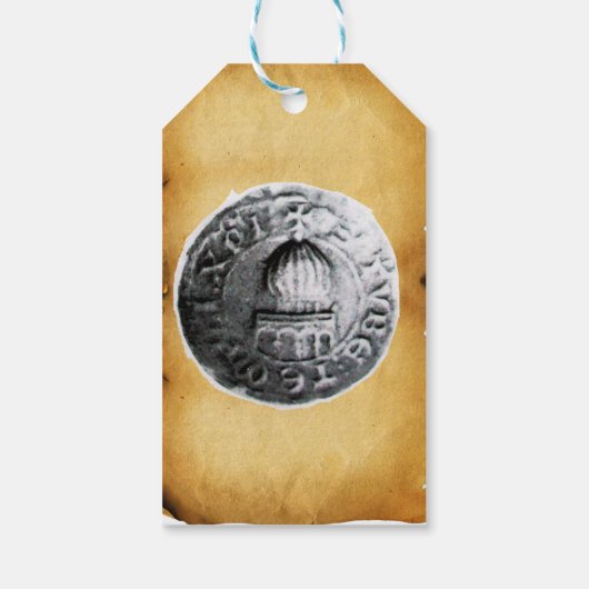 VERZEGELING VAN HET PLAATS VAN DE KNIGHTS TEMPLAR CADEAULABEL (Achterkant)