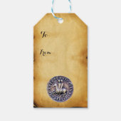 VERZEGELING VAN HET PLAATS VAN DE KNIGHTS TEMPLAR CADEAULABEL (Voorkant)