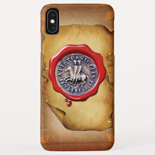 VERZEGELING VAN HET PLAATS VAN KNIGHTS TEMPLAR Red Case-Mate iPhone Case (Achterkant)