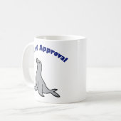 Verzegeling van Mok van goedkeuring Funny gift voo (Voorkant links)