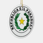 Verzegeling van Paraguay Keramisch Ornament (Rechts)