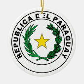 Verzegeling van Paraguay Keramisch Ornament (Voorkant)