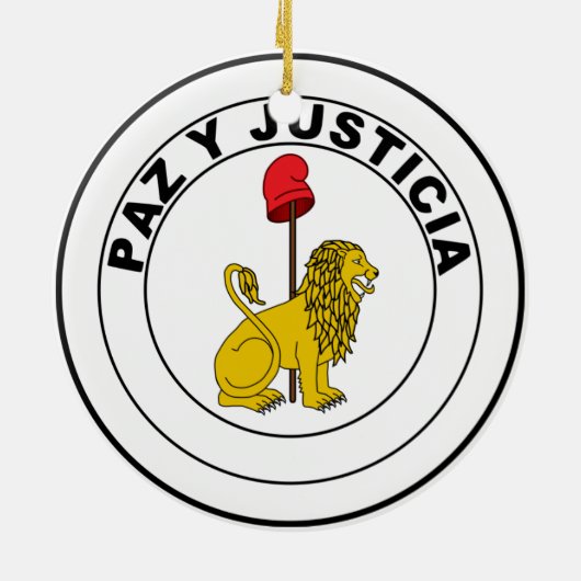 Verzegeling van Paraguay Keramisch Ornament (Achterkant)