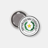 Verzegeling van Paraguay Magneet (Voorkant / Achterkant)