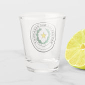 Verzegeling van Paraguay Shot Glas (Achterkant)
