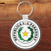 Verzegeling van Paraguay Sleutelhanger (Voorkant)