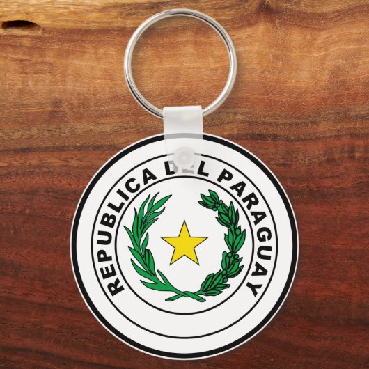 Verzegeling van Paraguay Sleutelhanger (Voorkant)