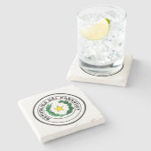 Verzegeling van Paraguay Stenen Onderzetter (Zijkant)