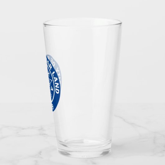 Verzegeling van suikerland (Texas) Glas (Links)