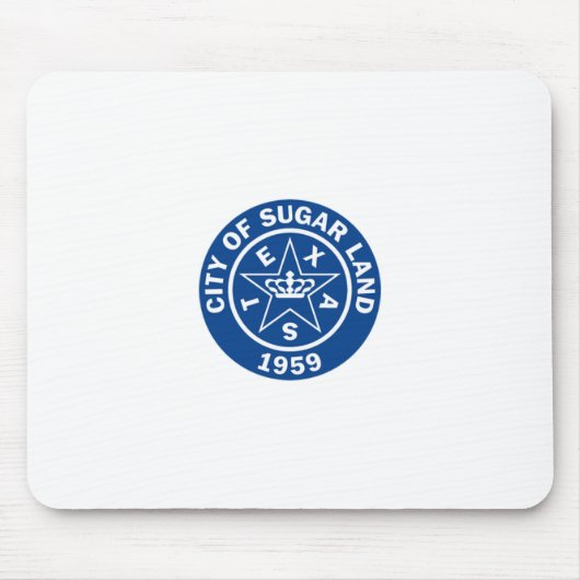 Verzegeling van suikerland (Texas) Muismat (Voorkant)