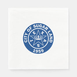 Verzegeling van suikerland (Texas) Servet