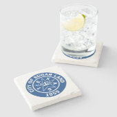 Verzegeling van suikerland (Texas) Stenen Onderzetter (Zijkant)