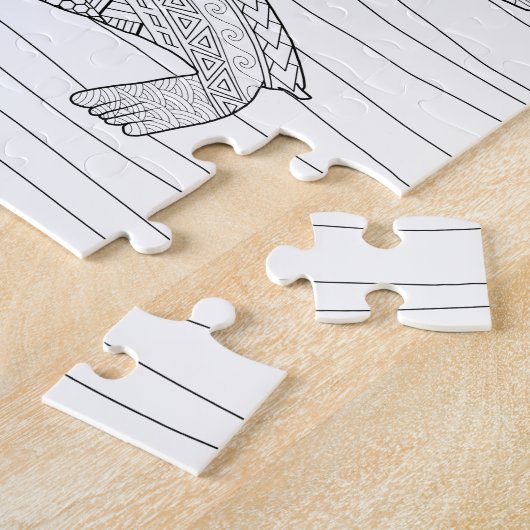 Verzegeling Volwassenen Puzzle Legpuzzel (Zijkant)