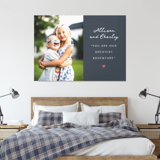 Verzegelingen op maat canvas afdruk (Insitu (Slaapkamer))