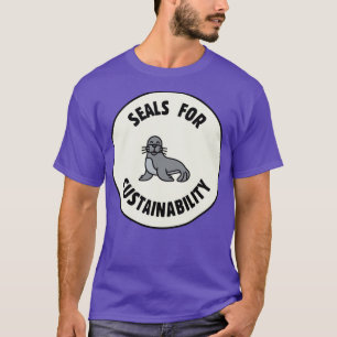 Verzegelingen voor duurzaamheid t-shirt