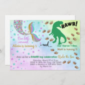 Verzegelingen voor zeemeermin en dinosaurus voor d kaart (Voorkant / Achterkant)