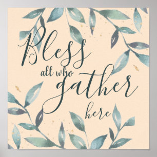 Verzeggen allen die hier bijeen zijn poster