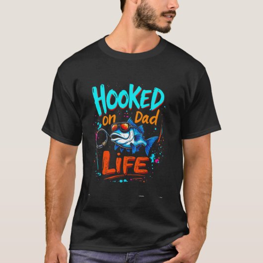 Verzeild in het vadersleven Funny visontwerp T-shirt (Voorkant)