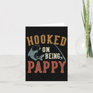 Verzeild in het zijn van Pappy Vaderdag Vissen Pap Kaart
