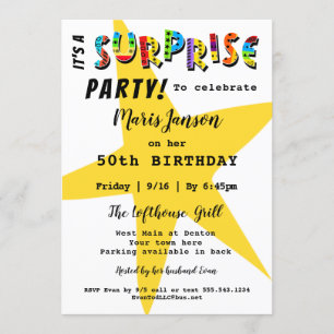 VERZEKERDE BIRTHDAY-JUBILEUM ALLE PARTIJINVITATIE KAART