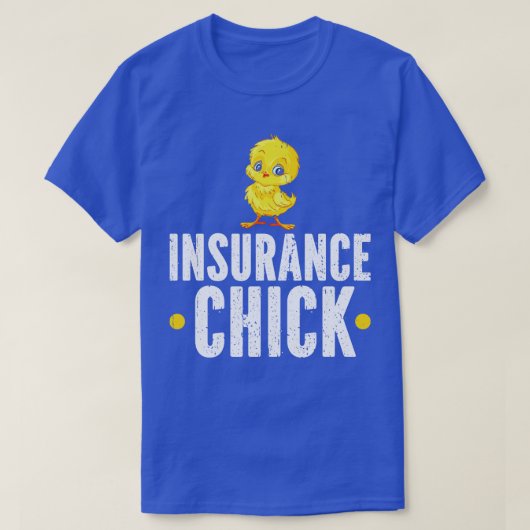 Verzekering Chick Vrouwen Verzekeringsagent T-shirt (Design voorkant)