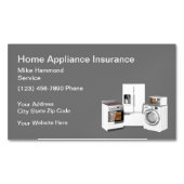 Verzekering en reparatie van huishoudapparaten magnetisch visitekaartje (Voorkant)
