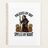 Verzekering Heks Shirt Grappig Halloween Agent Gra Planner (Voorkant)