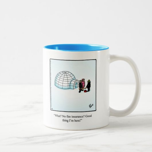 Verzekering Humor Koffie Mok "Spectickles" (Rechts)