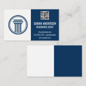 Verzekering / makelaar | QR-scancode Visitekaartje (Voorkant / Achterkant)