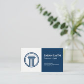 Verzekering / makelaar visitekaartje (Staand voorkant)