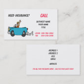 Verzekering/Mechanisch Visitekaartje (Voorkant / Achterkant)