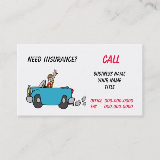 Verzekering/Mechanisch Visitekaartje (Voorkant)
