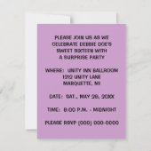 VERZEKERING VAN DE VERZENDPARTIJ VAN DE VOND ZES P KAART (Achterkant)