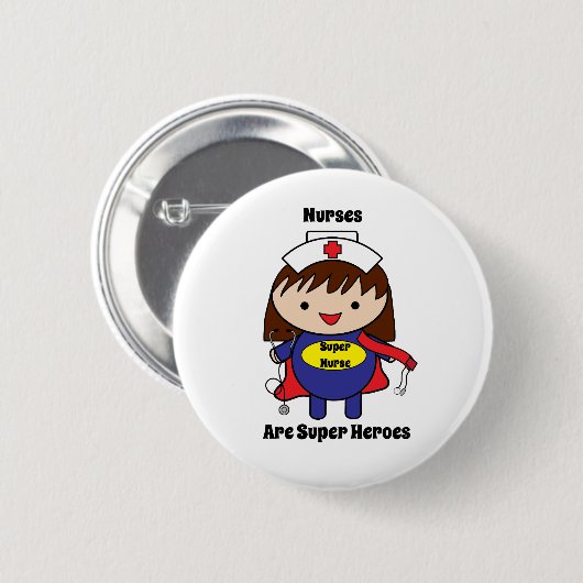 Verzekeringen Super Heroes Cute personaliseren Ronde Button 5,7 Cm (Voorkant /achterkant)