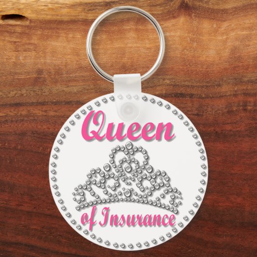 Verzekeringkoningin Sleutelhanger (Voorkant)