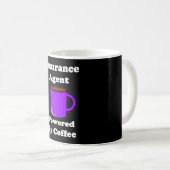 "Verzekeringsagent" aangedreven door koffie Koffiemok (Voorkant rechts)