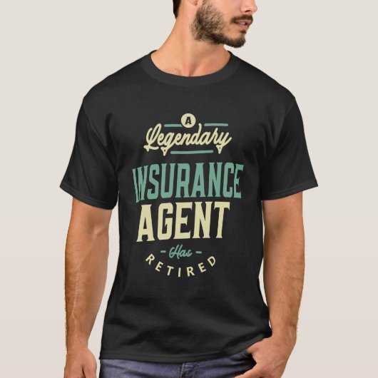Verzekeringsagent Arbeidstijdverkorting T-shirt (Voorkant)