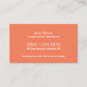 Verzekeringsagent Custom QR Visitekaartje (Achterkant)