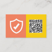 Verzekeringsagent Custom QR Visitekaartje (Voorkant)