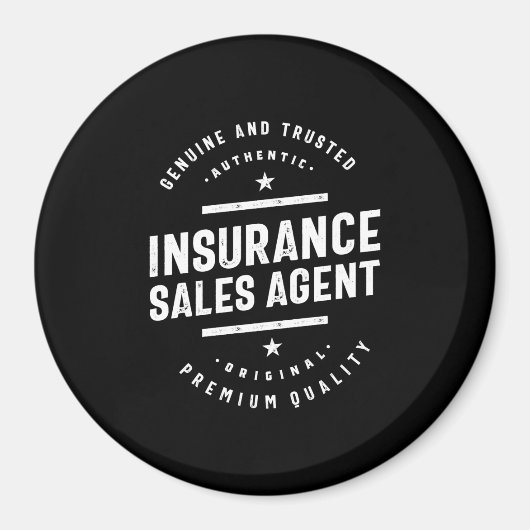 Verzekeringsagent Functietoestel Magneet (Voorkant)