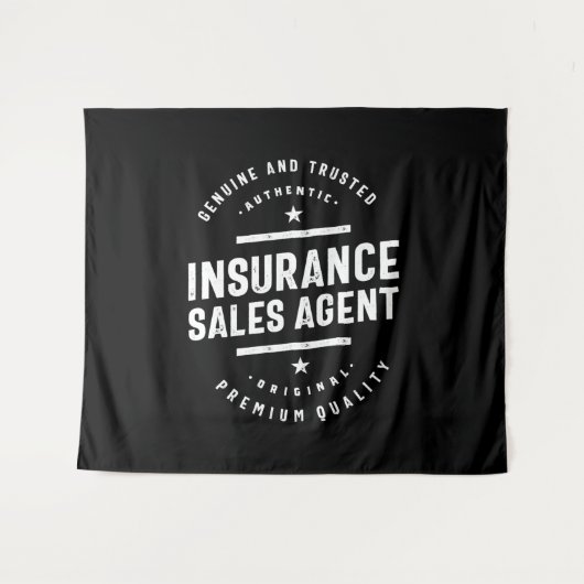 Verzekeringsagent Functietoestel Wandkleed (Voorkant (horizontaal))