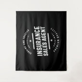 Verzekeringsagent Functietoestel Wandkleed (Voorkant)