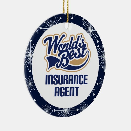 Verzekeringsagent Gift Ornament (Rechts)