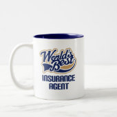 Verzekeringsagent Gift Tweekleurige Koffiemok (Links)