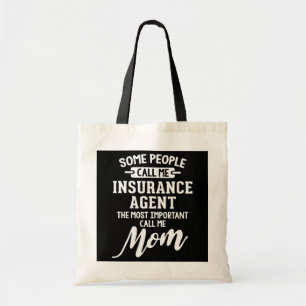 Verzekeringsagent Mam Gift Bel me Mam Tote Bag