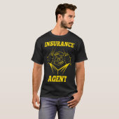 Verzekeringsagent Medicare Verzekeringsadviseur Br T-shirt (Voorkant volledig)