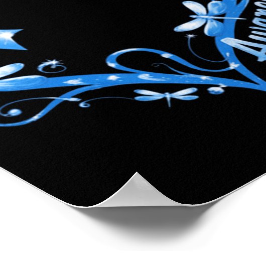 Verzekeringsagent trotse Amerikaanse vlag USA Patr Poster (Hoek)